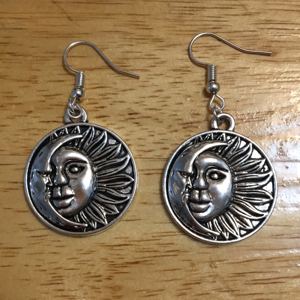 Sun and Moon Earrings